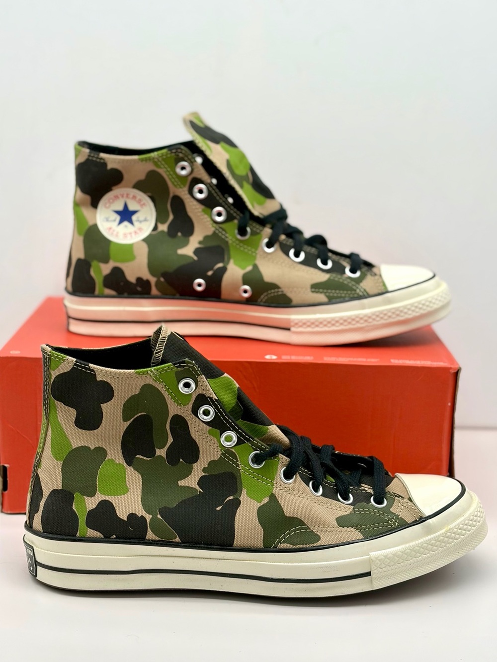 Converse Chuck Taylor All Star High Top Sneakers - Camo Green